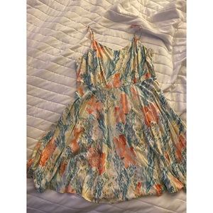Colorful cami a line dress